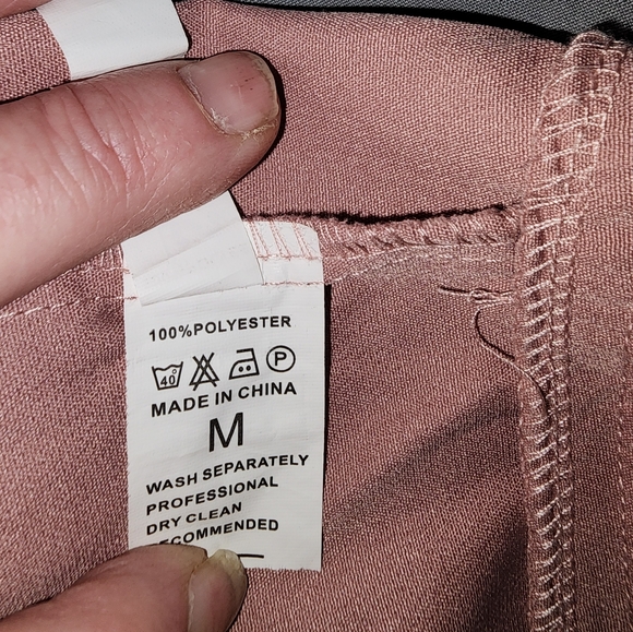 Shein Womens size medium Pink Shorts Sailor Buttons - Picture 6 of 6